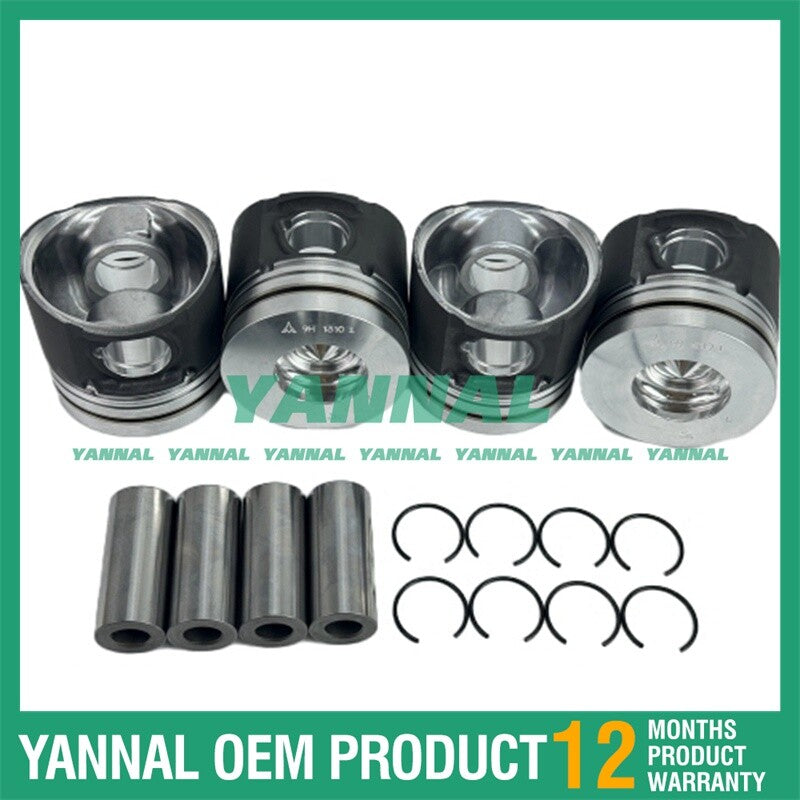 BF4M1011 piston + piston rings are suitable for Deutz BF4M1011 BF4M1011F engines 4271178