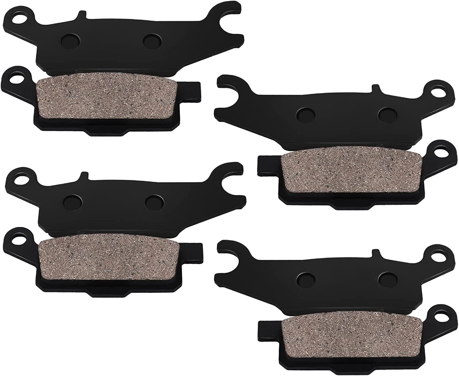 Brake Pads Front Rear for Yamaha Grizzly 550 YFM550 2009-2014 Grizzly 700 YFM700