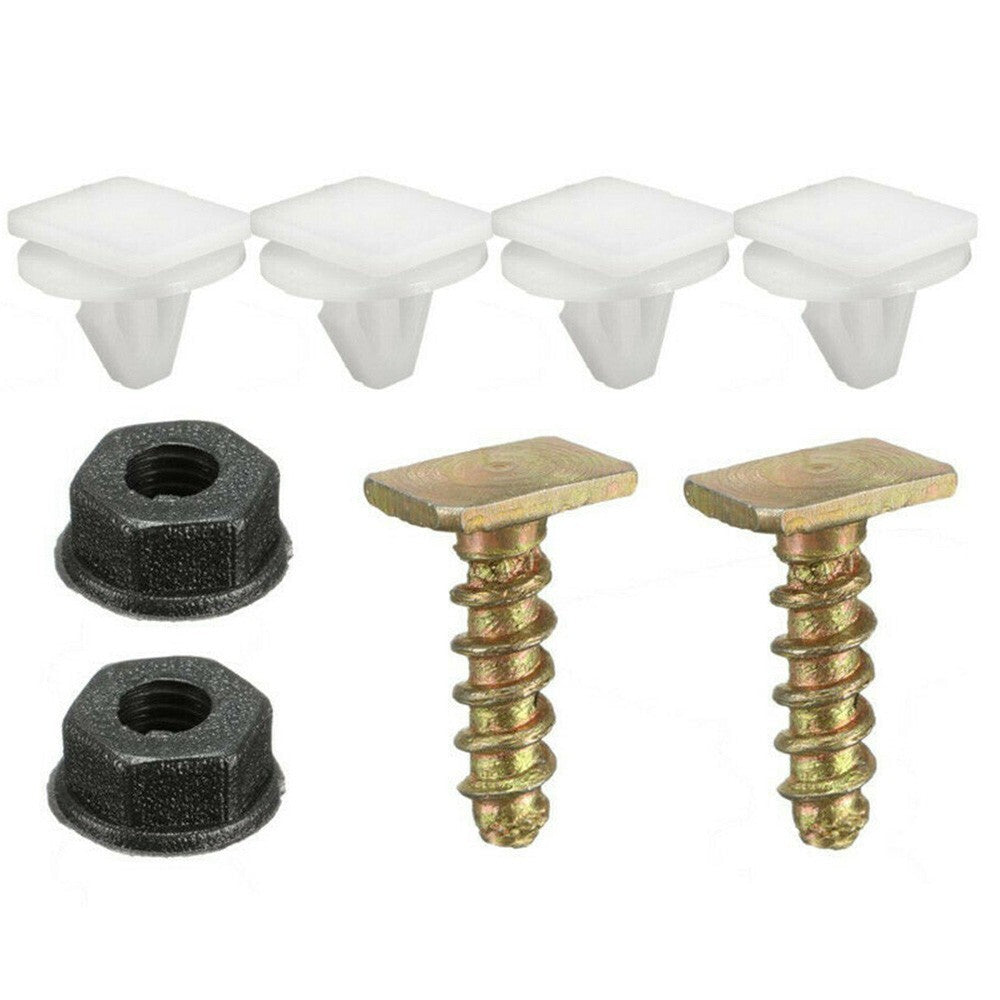 8pc Front Wheel Arch Trim Fastener Clips Screw Nut Bolt Set for Corsa
