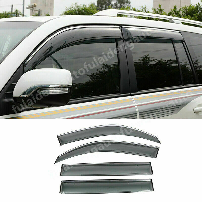 for Toyota for Land Cruiser 08-21 Window Visor Vent Sun Shade Rain Guard Door Visor