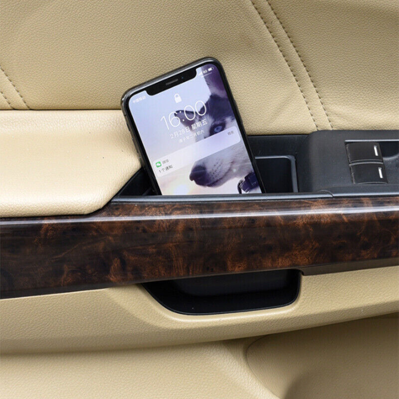 2X for Honda Accord 8th 2008-2012 Black Car Door Storage Box Moulding Cover Trim