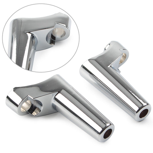 Front Turn Signal Mounts Relocation Kit Fit for Harley Dyna Sportster XL883N Chrome