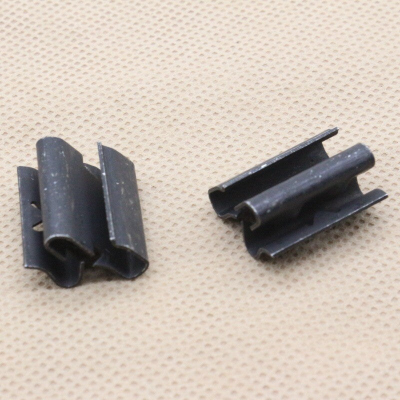 2-pack for Mercedes A1239880378 Door and Window Weatherstrip Sealing Clips (Metal Clips)