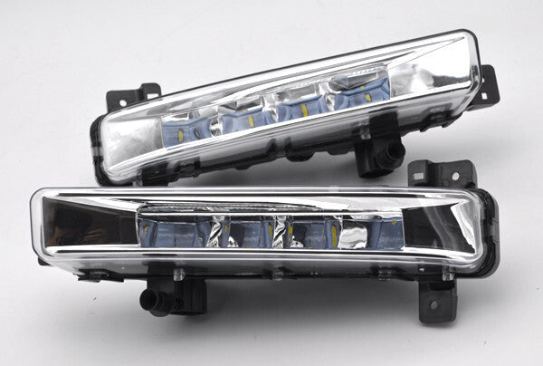 2x White LED Daytime Day Fog Light DRL for Bmw 5 series G30 G31 G32 2016-2024