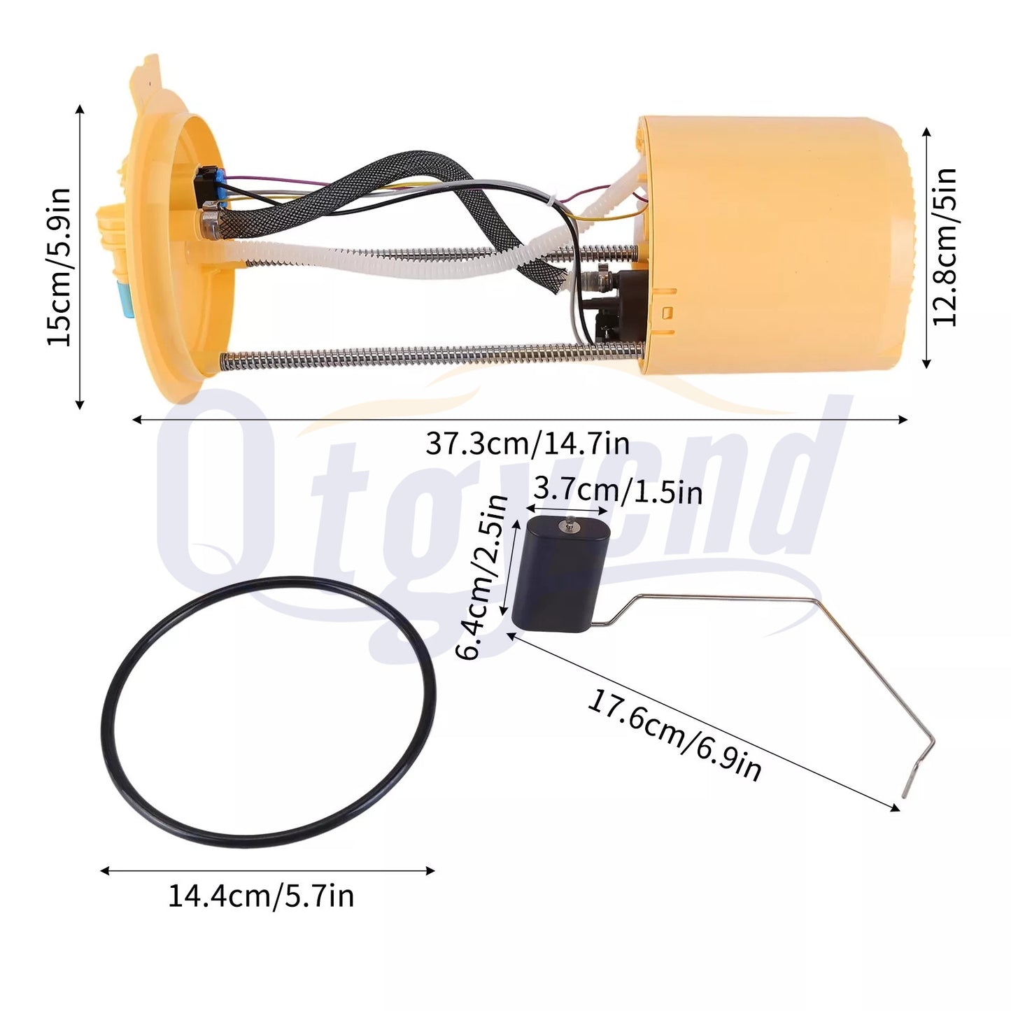 Fuel Pump Module Kit 68217575AE FITS For 2014-2018 for Ram 1500 V6 3.0L Diesel