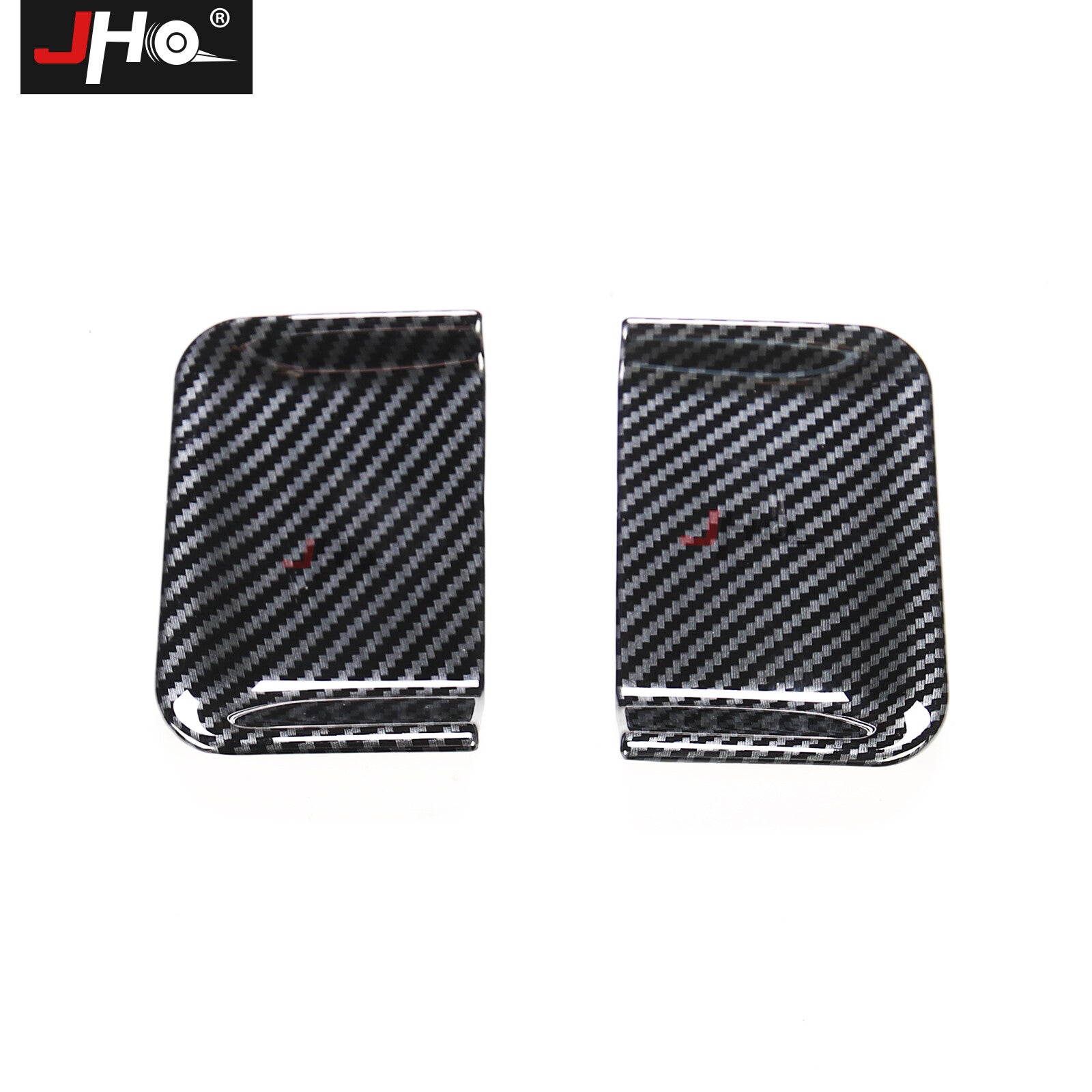 Carbon Fiber Inner front Door Handle Bowl Cover Trims for Ford F150 F-150 2021