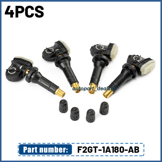 4-pack of new F2GT-1A189-AB tire pressure sensors 2015-2018, suitable for F-150 Edge for Mustang .