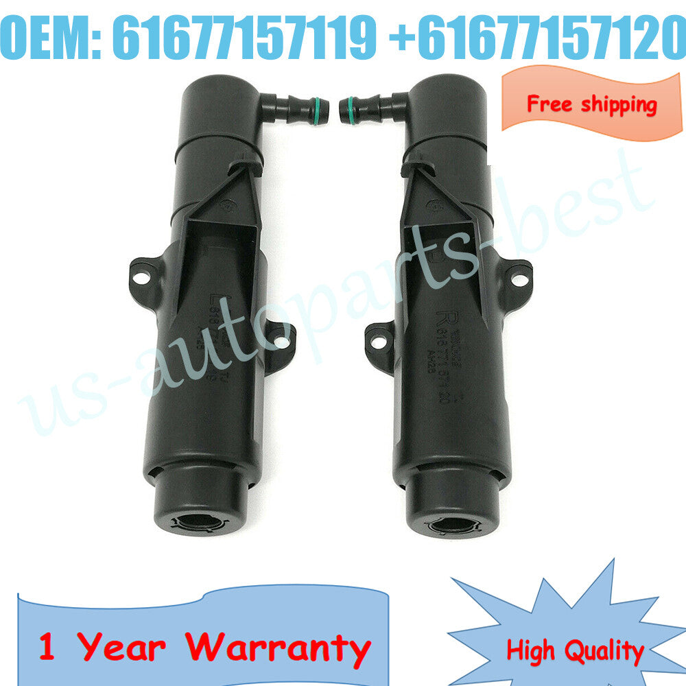 1 Pair Left+Right Headlamp Washer Nozzle for BMW for MINI R55 R56 R57 R58 R59