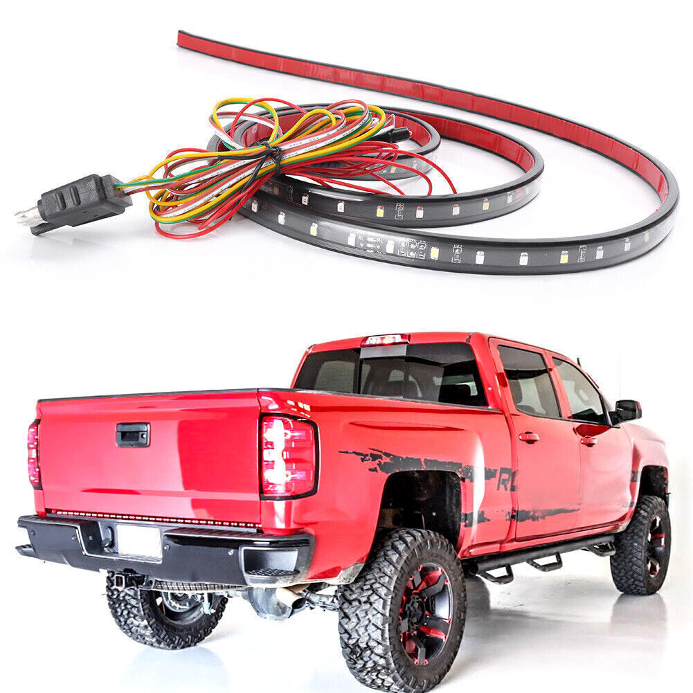 60 Truck Tailgate LED Light Brake Turn Signal Stop Tail Strip Lamp for Jeeps US