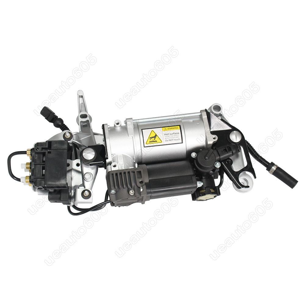 AIR SUSPENSION COMPRESSOR PUMP+VALVE BLOCK for AUDI Q7 2006-2015 4L0698007