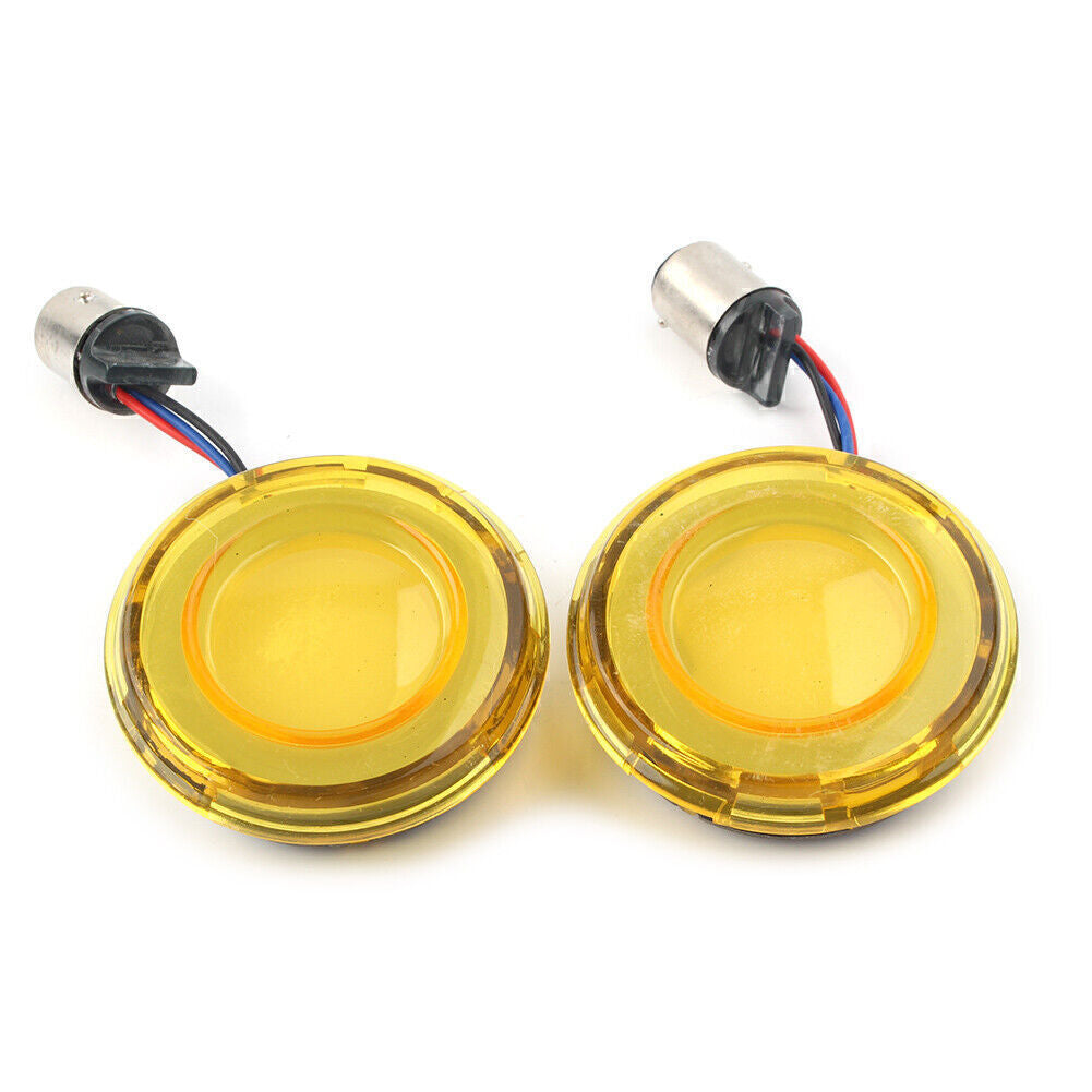 for Harley Dyna Sportster 1157 Style LED Front Turn Signal Light Lamp UK