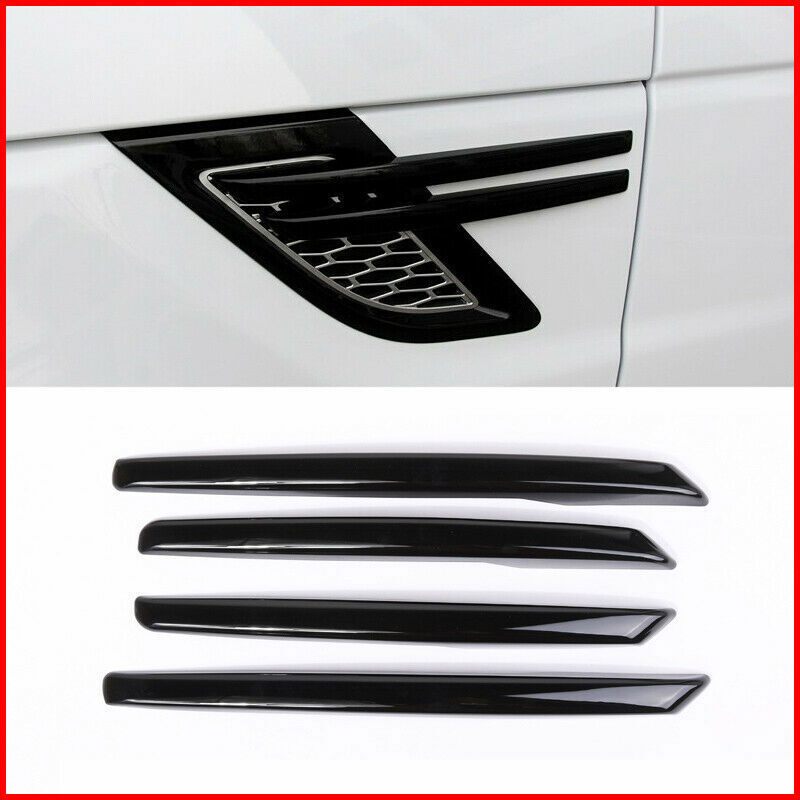 4P for Land Rover Range Sport 2014-2017 Black Front Side Door Fender Cover Trim