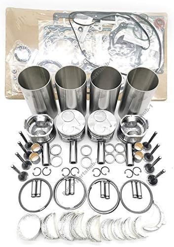 For Doosan Crawler Excavator DX60R Yanmar Engine 4TNV98 Overhaul Rebuild Kit