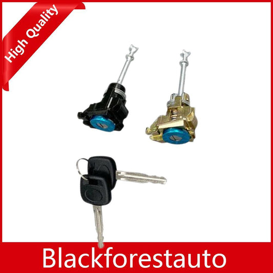 2x Front Door Lock Cylinder 2x Keys for Toyota Innova Fortuner Hilux Vigo