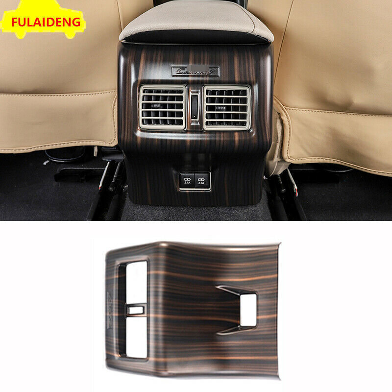 for Toyota for Camry 2018-2023 Peach Wood Interior Rear Air Outlet Vent Cover Trim