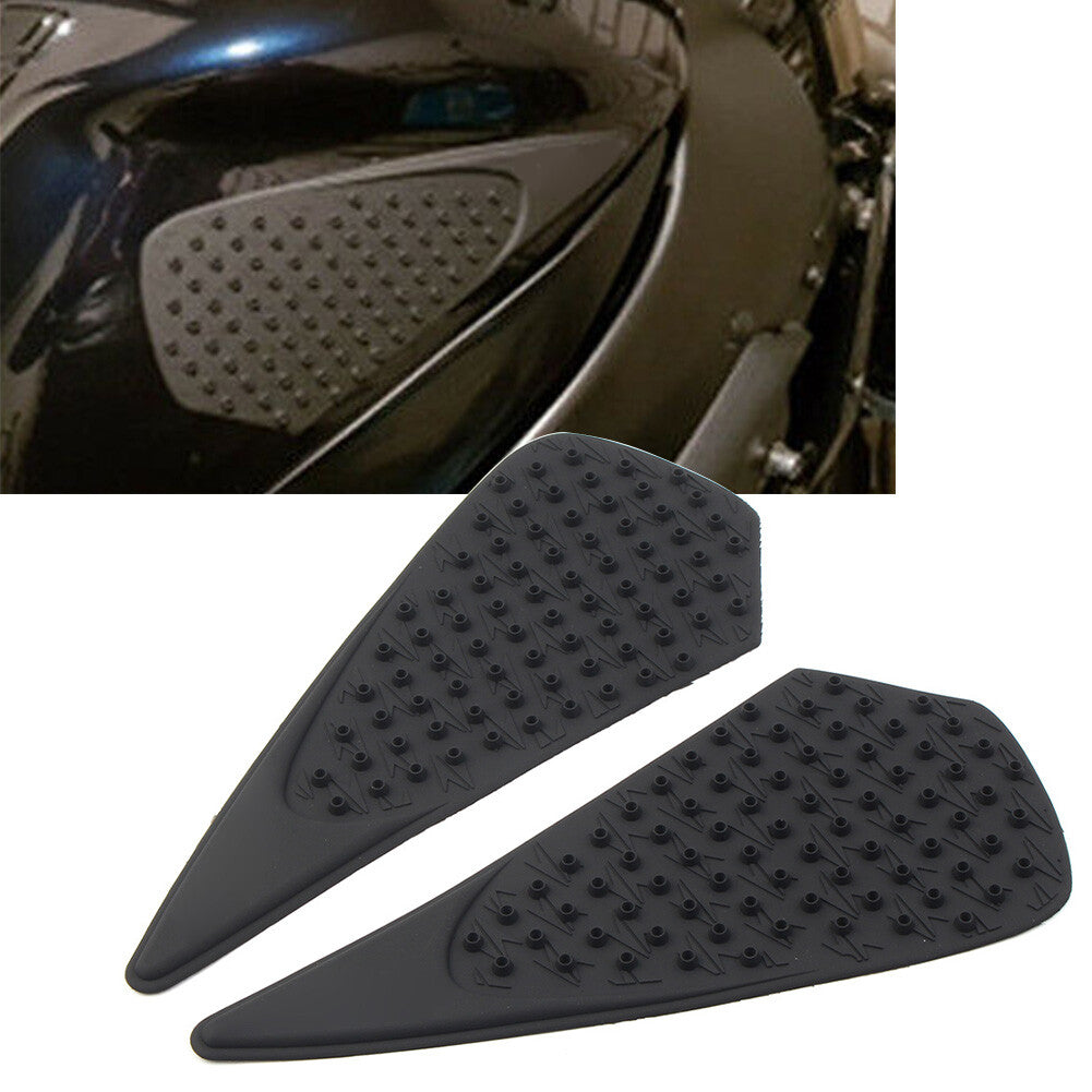 Tank Traction Gas Pad Knee Fuel Side Grips Decals for YAMAHA YZF-R1 07-08 Black