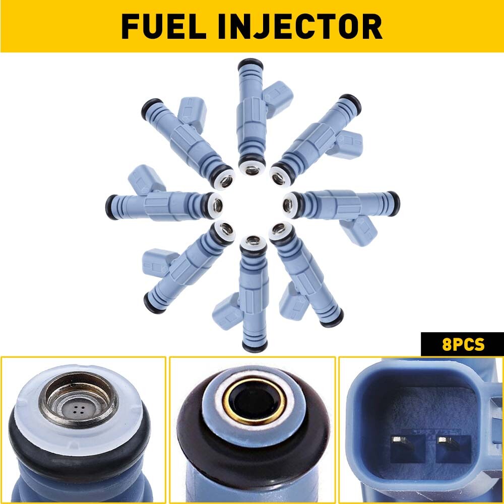 8-piece equipment manufacturer ( ) Siemens fuel injector kit for 2002-2003 for Dodge for Ram 1500 4.7L V8