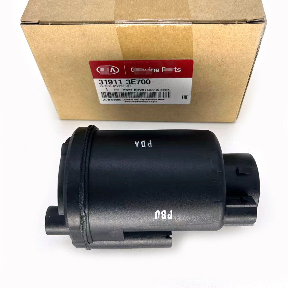 Fuel filter 31911-3E700 is suitable for Kia Sorento I, JC, G6DB