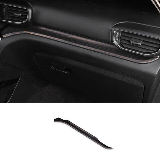 Central Console Dashboard Strip Trim for Ford Explorer 2020-2022 Matt Wood Grain