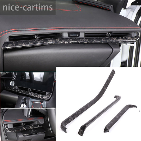 for Chevrolet for Corvette C8 Z51 20-23 Forged Carbon Center Console Dashboard Cover