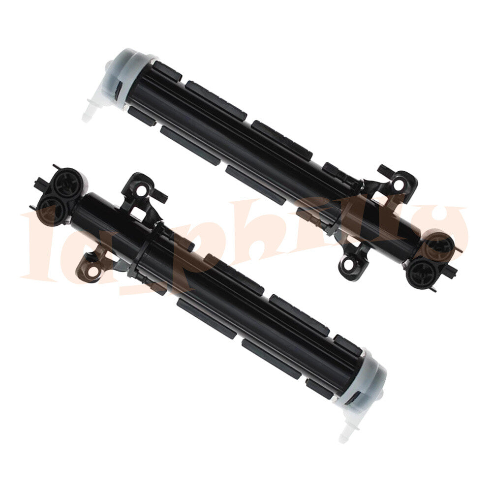 2pcs for Volvo S60 MK2 Front Headlight Washer Nozzle Black Left+Right Side