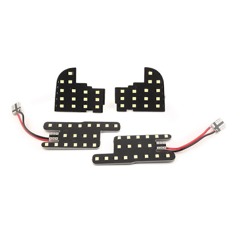 Fit 2013-2019 for Honda CRV CR-V 4X White Car Interior Dome Map Reading Lights Kit