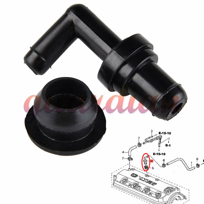 90¡ã PCV valve and grommet kit for Honda Accord 1990 - 2002 for Civic 88-00 17130-PK1-003