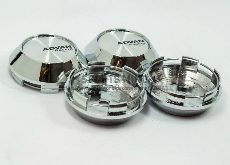 4x64mm Weds Sport Silver Chrome Decal Badge Wheel Center Cover Hub Cover Edge Cover