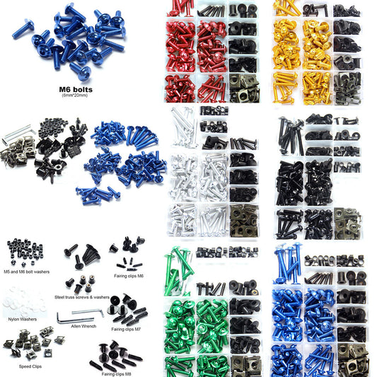 Complete Fairing Bolt Kit Screws for Yamaha FJR 1300 XJR1200 XJR1300 YZF750R