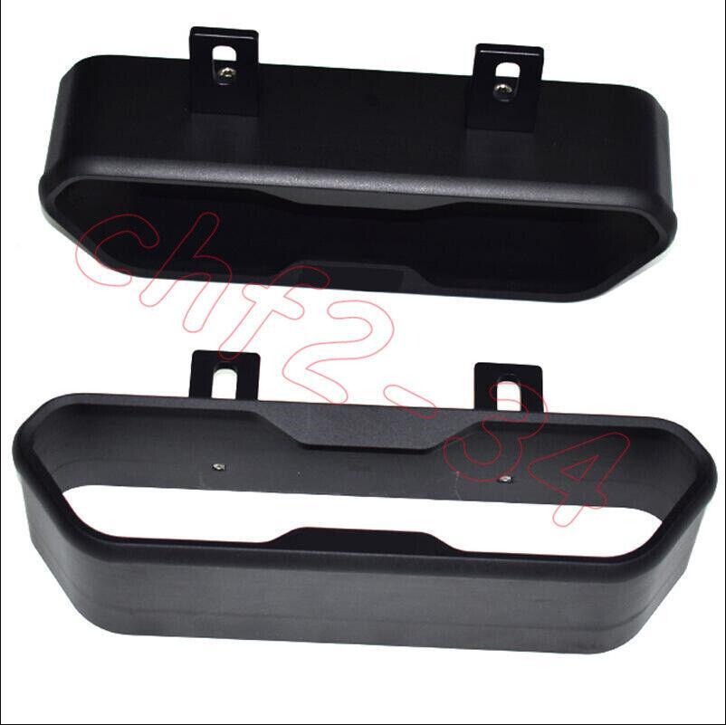 Black aluminum exhaust muffler decorative cover for Mercedes W463A W464 G63