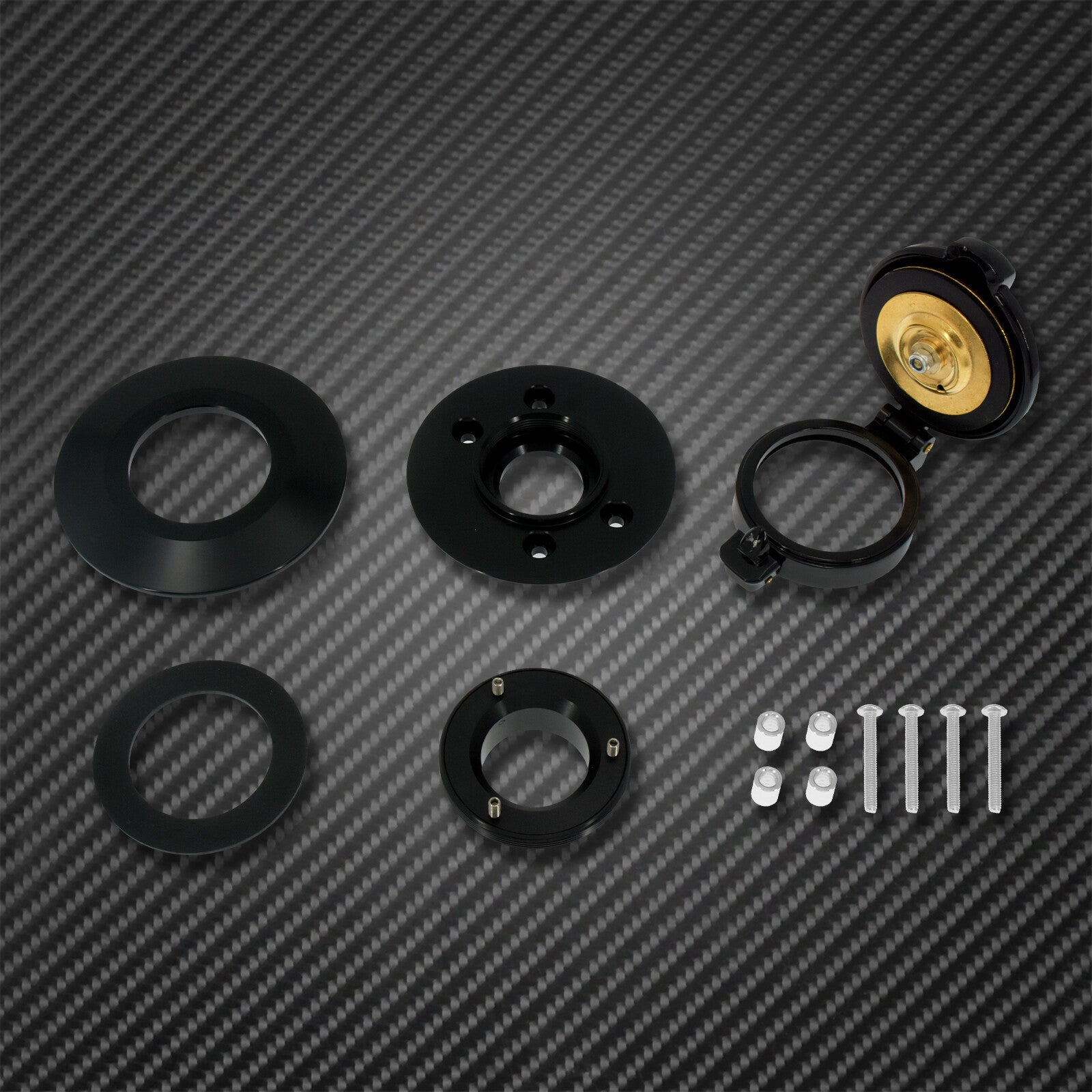 Black Fuel Tank Gas Cap Cover Fit for BMW R nine T Scrambler Pure G/S 2014-2020