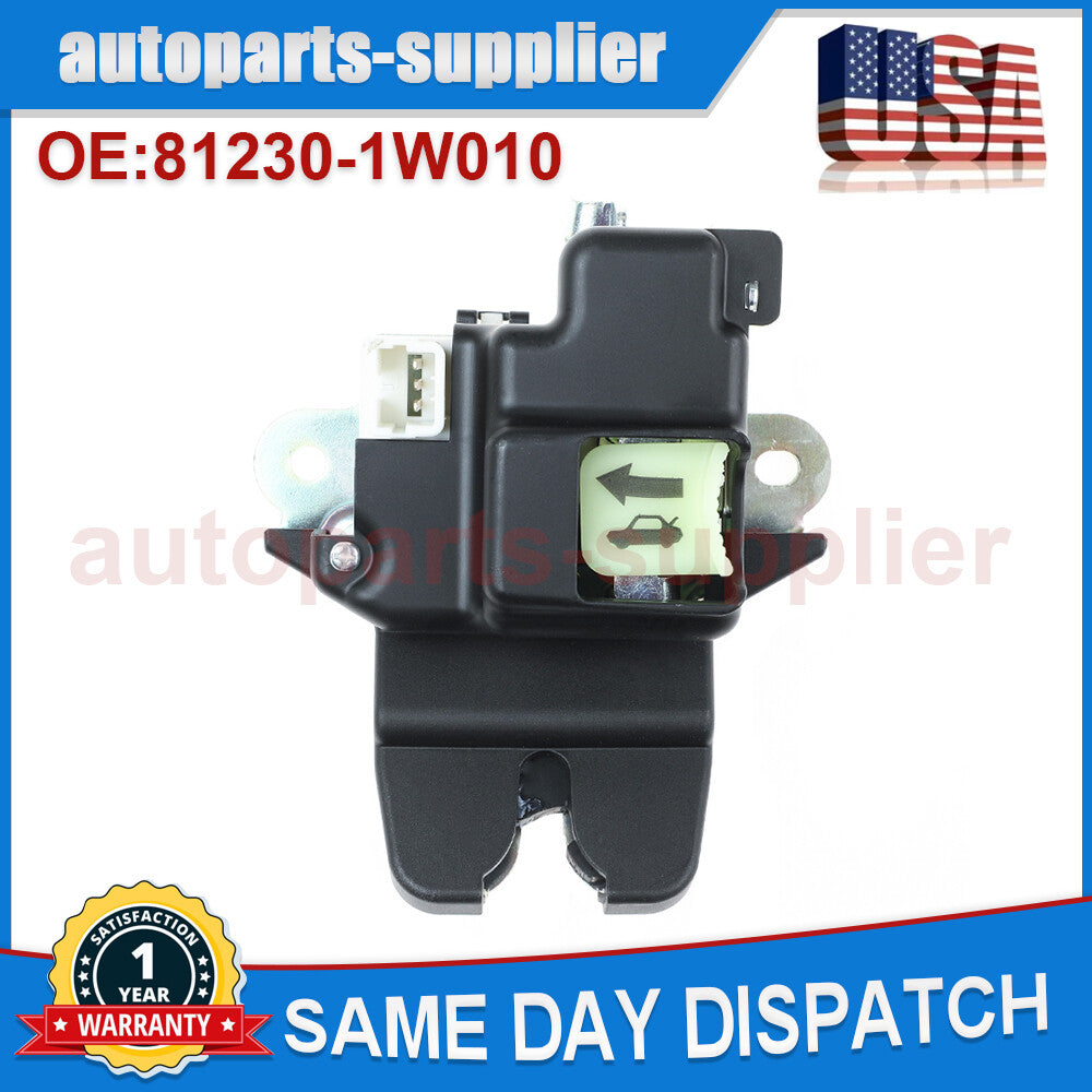 Rear trunk lid lock actuator 81230-1W010 for 2012-2017 for Kia Rio with keyless entry.