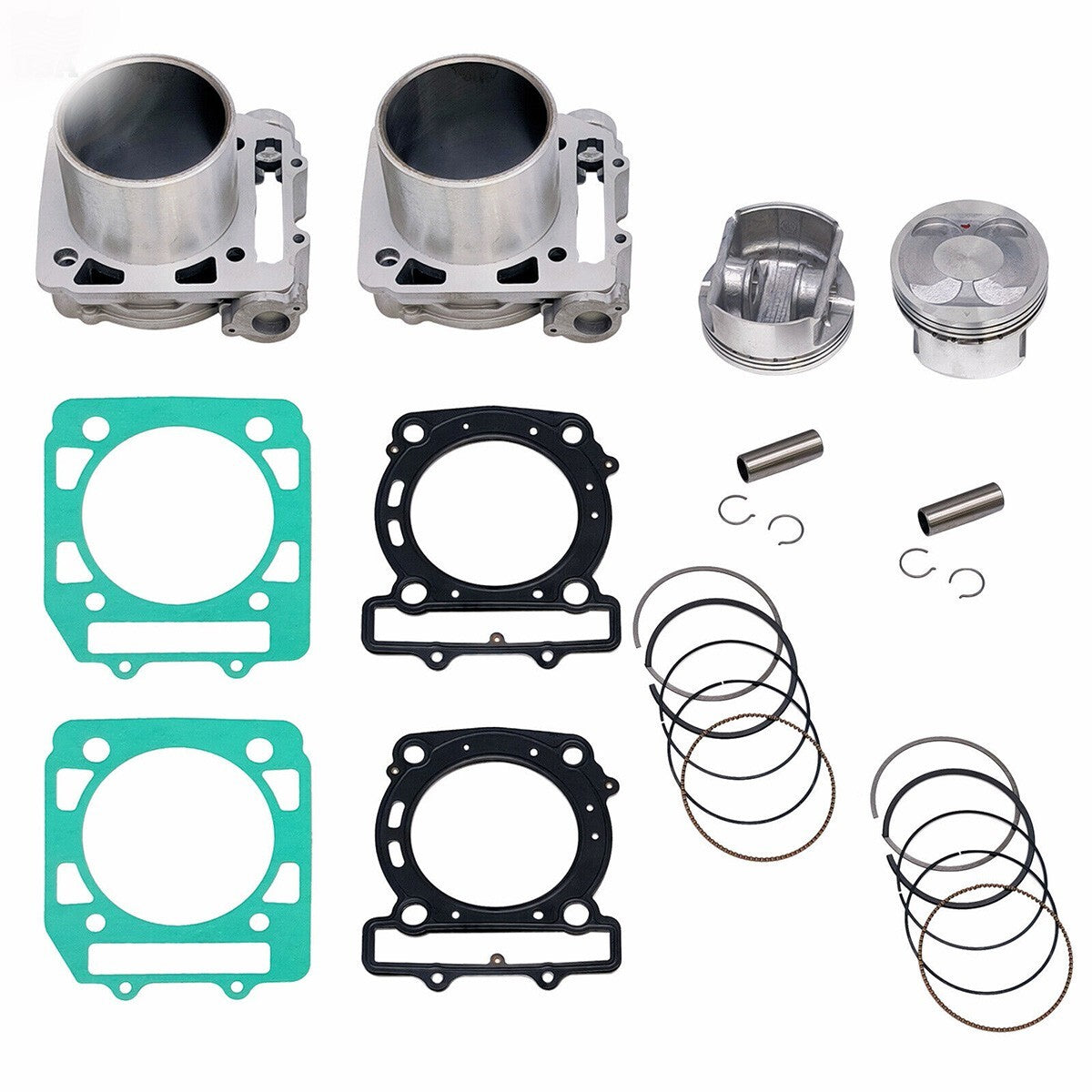 New Cylinder Head Body Kit 1 2 Piston Gasket For Hisun 800cc RS8 HS800 ATV UTV
