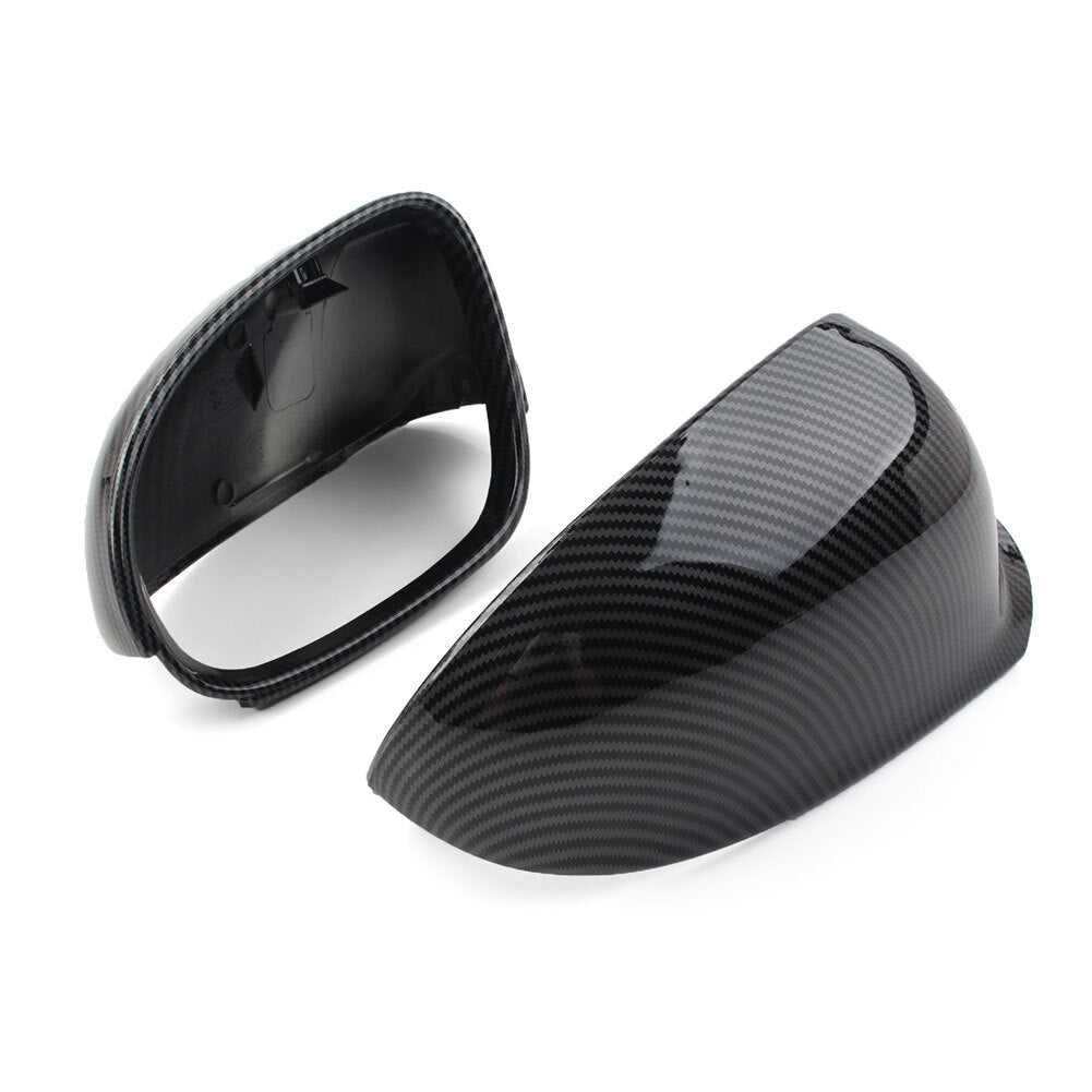 R¨¹ckspiegel-Abdeckkappe f¨¹r for VW for Golf 5 GTI EOS for Jetta for Passat Kohlefaser-Optik