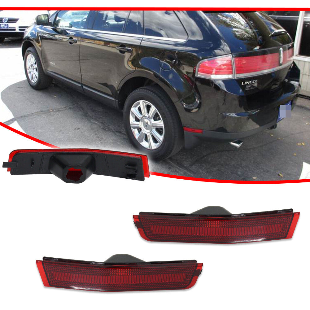 Suitable for 2007-2010 for Lincoln MKX rear bumper side marker light reflector amber lens