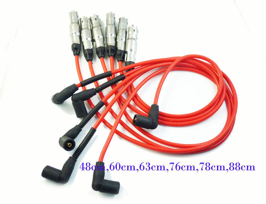 Fit for Volkswagen for Jetta for Golf 2.8L Ignition Spark Plug Wire Set 021998031D NEW