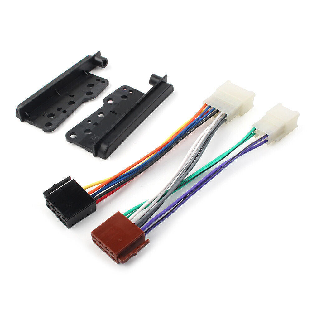 Car Stereo Double Din Dash Facia Fascia Kit + ISO Wiring Harness for Toyota