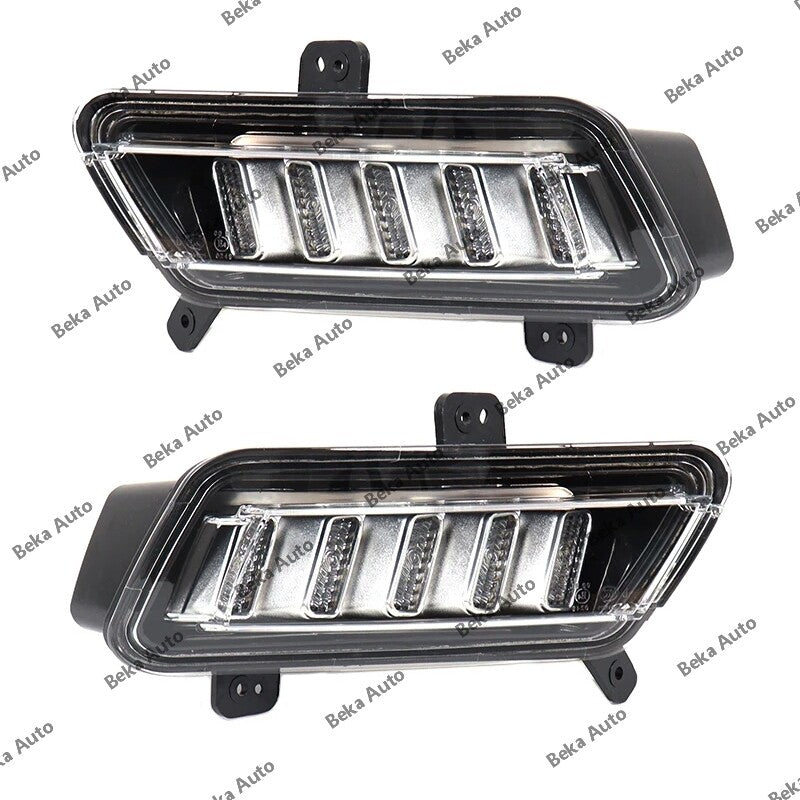 pair of front bumper fog lights and daytime running lights for LIFAN LF X50 and X-CAR DRL.
