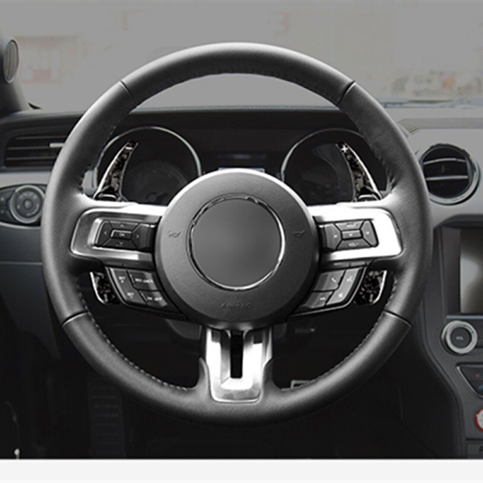 for Ford for Mustang 15-21 Real Carbon Fiber Steering Wheel Shifter Paddle Extension