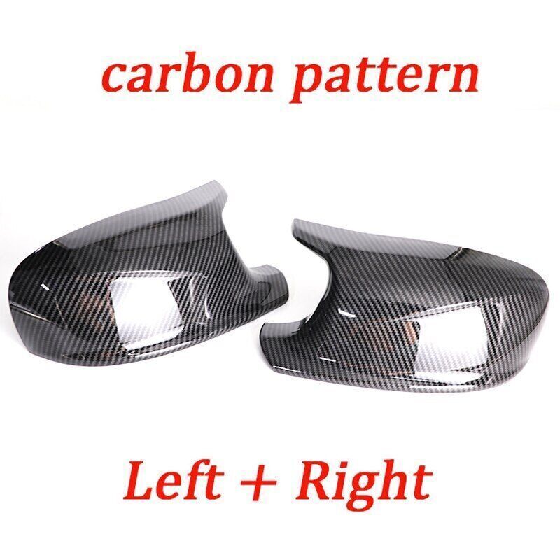for BMW X1 E84 X3 F25 2010-2013 2x M style Carbon Look Mirror Covers replacement