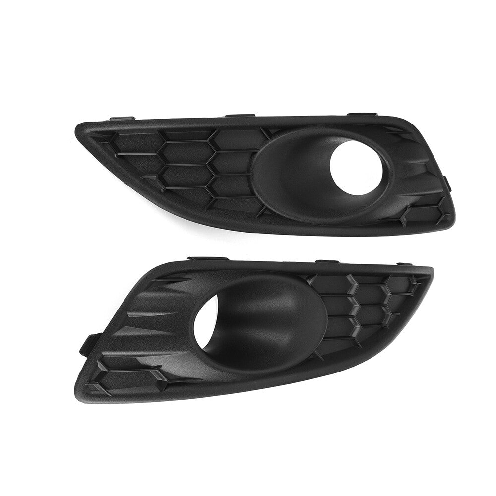 2-piece front fog light cover grille pad caps for Ford Fiesta MK7 Zetec S honeycomb
