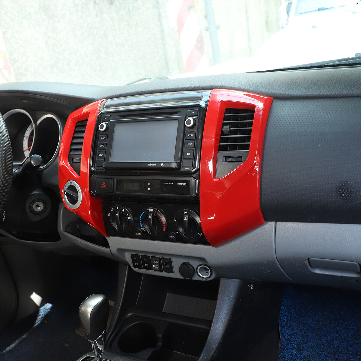 Red steering wheel cover for Toyota Tacoma 2016-2020 Tundra 4Runner 10-19 (USA)