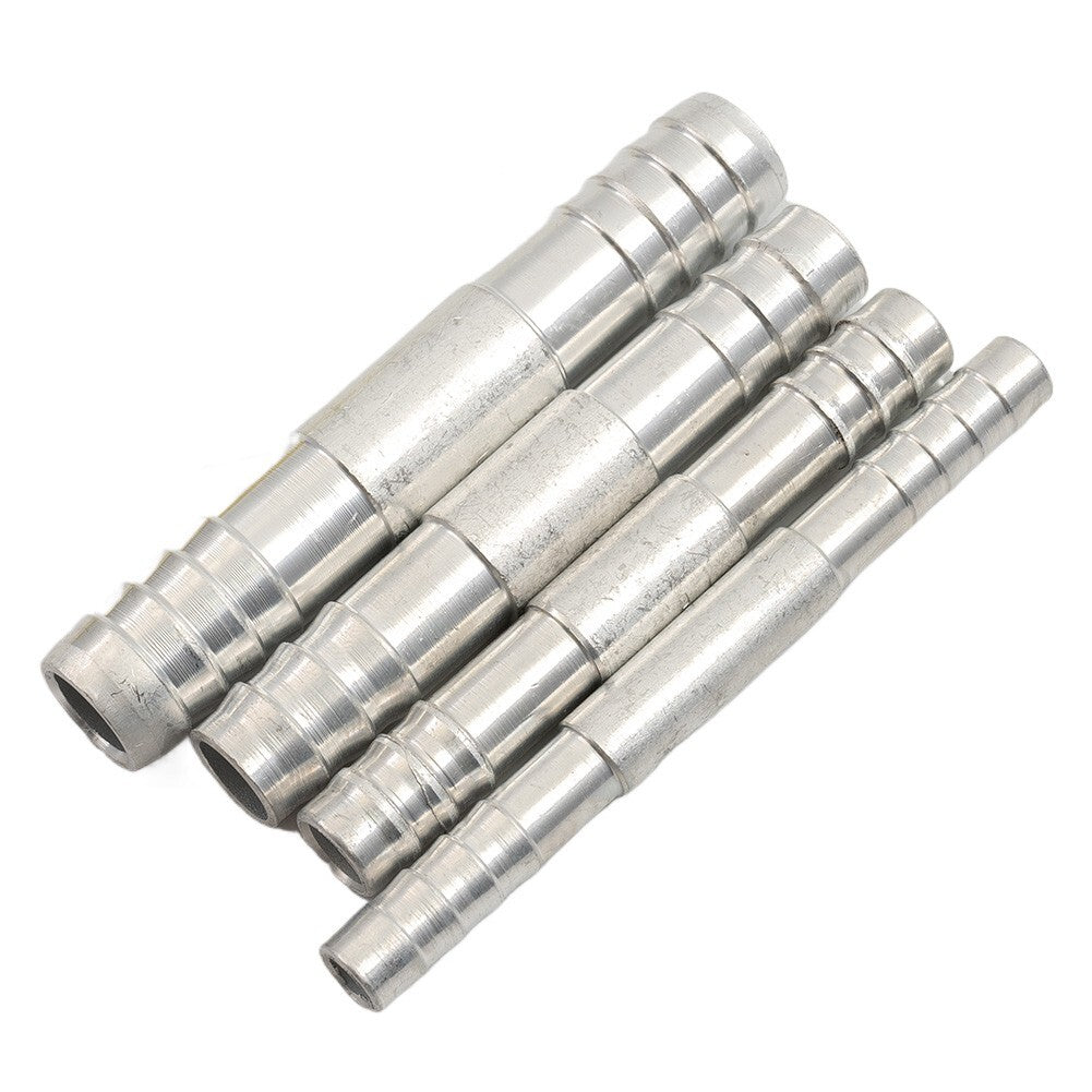 4 Pcs/set A/C Hose Barb Straight Splice Push In Fitting 6/8/10/1