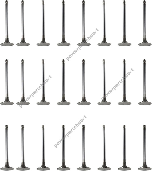 24 PCS Intake Valve 3940735 3802924 for Dodge for Ram 5.9L 6.7L 1998-2019