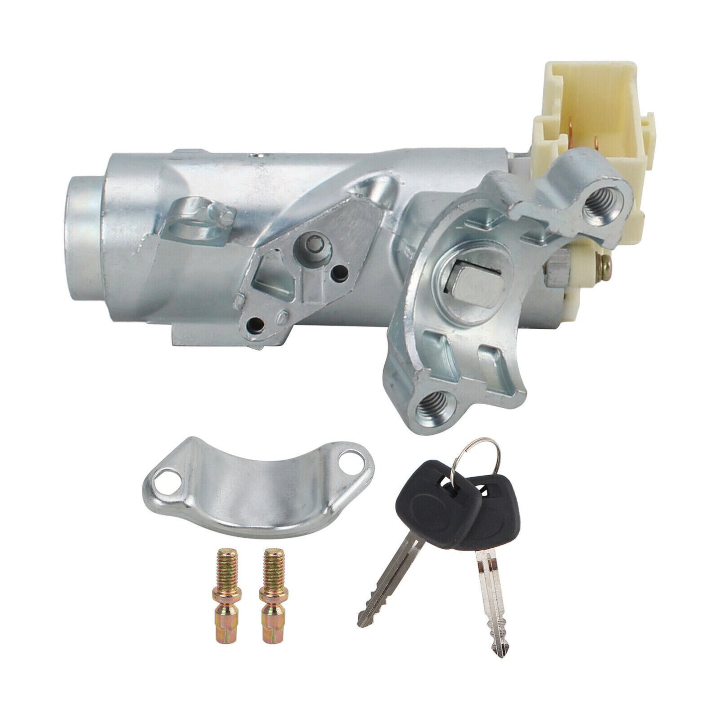 Ignition Switch Assembly W/ Keys Bracket for Toyota RAV4 1998-2000 Accessories