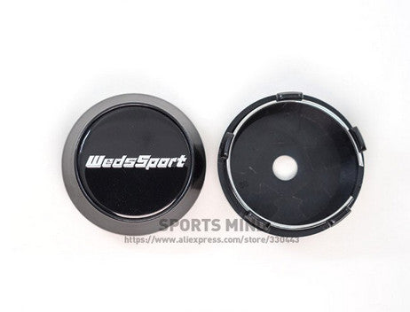 4x66mm Enkei Silver Chrome Decal Wheel Center Cap Badge Edge Cap Hub Cap