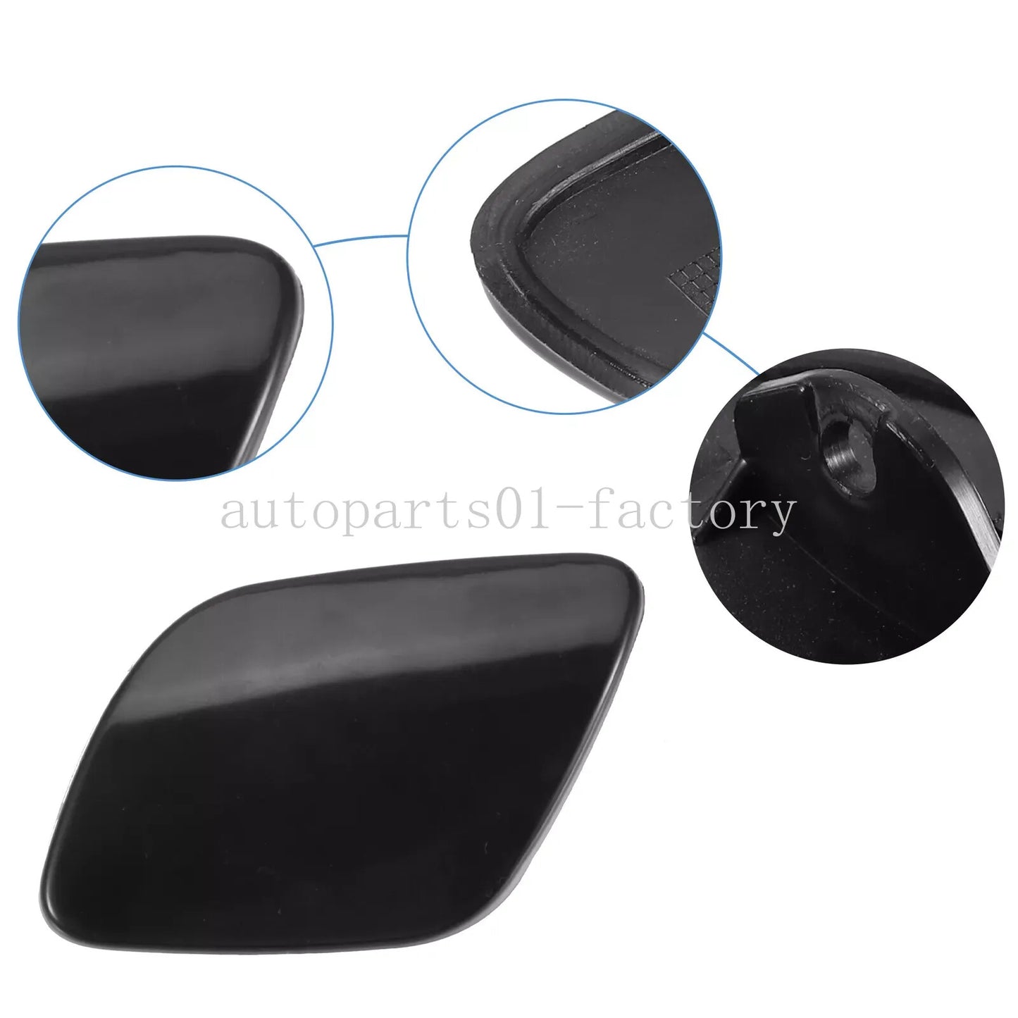 Front Left Right Headlight Washer Nozzle Cover Cap Fit for Volvo XC60 09-13