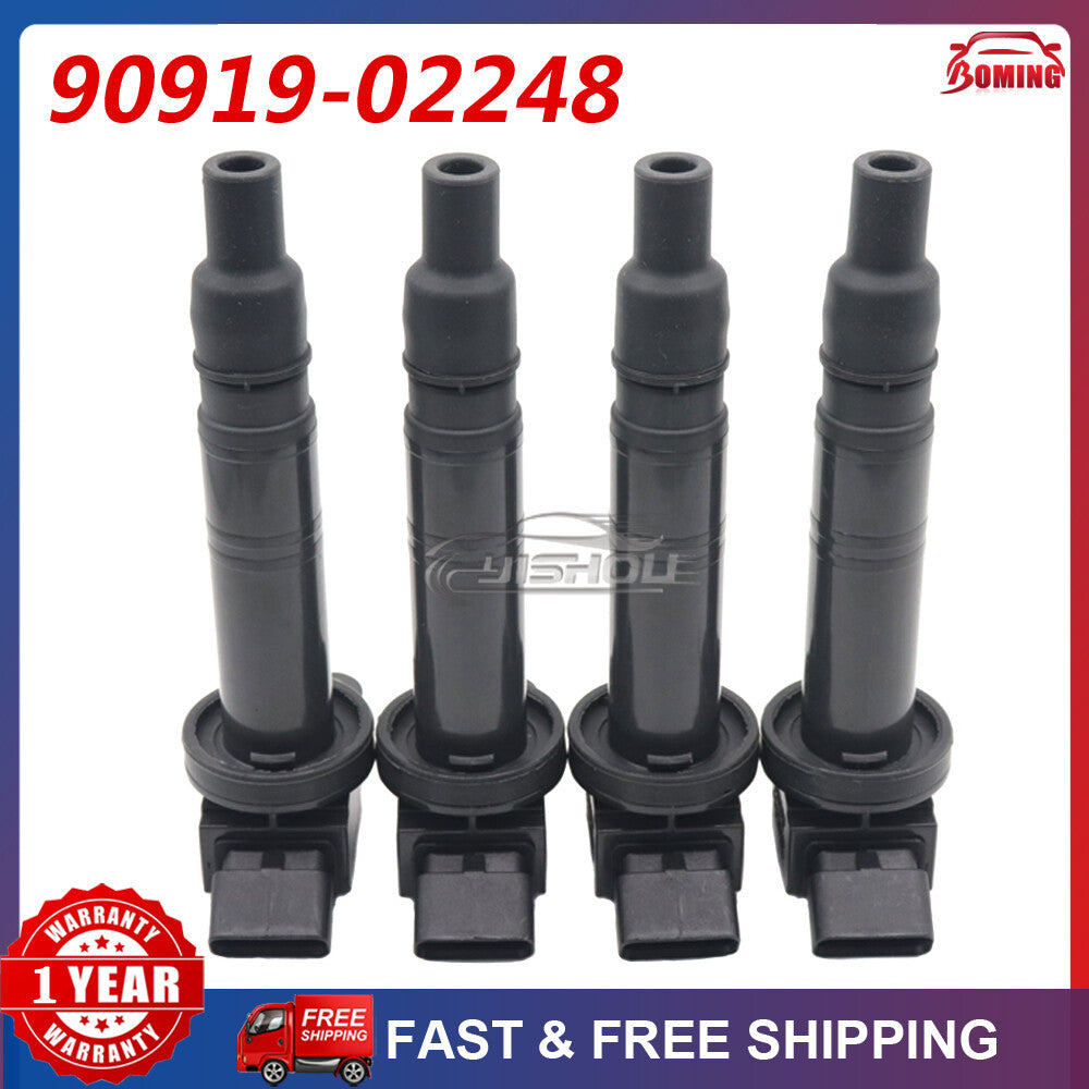 6PCS 90919-02248 Ignition Coils for 05-12 for Toyota 4Runner Tacoma 673-1308 UF495