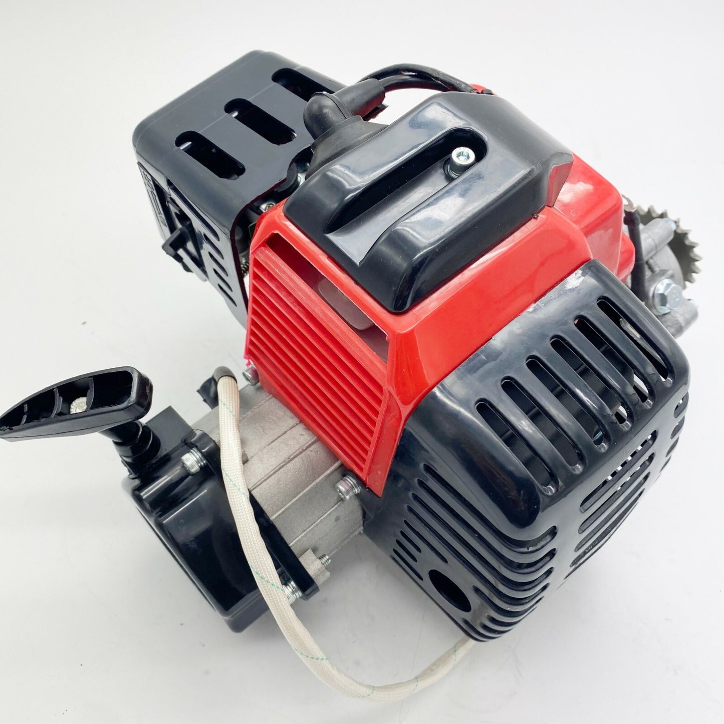 49CC COMPLETE ENGINE 2 STROKE SUPER POCKET BIKE ATV ELECTRIC START RED M EN04R