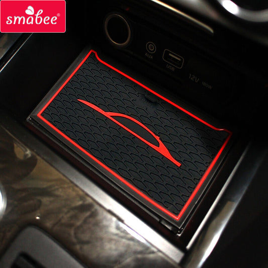 Anti-slip Gate slot mat for KIA Optima 2016 ~ 2019 Cup Non-slip Mats Accessories